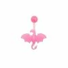 Brand new π€© Pink Dragon Belly Ring - 14 Gauge π 1 Brand new π€© Pink Dragon Belly Ring - 14 Gauge π -Playboy Shop 03600566 a