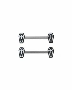 Top 10 🔥 Coffin Nipple Barbells - 14 Gauge 🔥