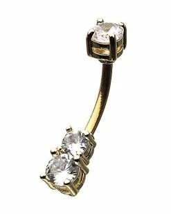 Best deal π Goldtone CZ Belly Ring - 14 Gauge π₯° 5 Best deal π Goldtone CZ Belly Ring - 14 Gauge π₯° -Playboy Shop 03601713 b