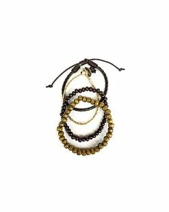 Promo ⭐ Multi-Pack Bead and Braid Bracelets - 4 Pack 🔥 -Playboy Shop 03603859 b