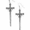 Brand new ๐ Cross Sword Dangle Earrings ๐ 2 Brand new ๐ Cross Sword Dangle Earrings ๐ -Playboy Shop 03603917 a