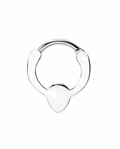 Flash Sale π₯ CZ Teardrop Clicker Septum Ring - 16 Gauge β€οΈ 4 Flash Sale π₯ CZ Teardrop Clicker Septum Ring - 16 Gauge β€οΈ - Image 2