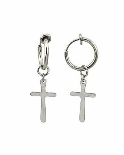Buy 🛒 Cross Fake Dangle Earrings 🔔
