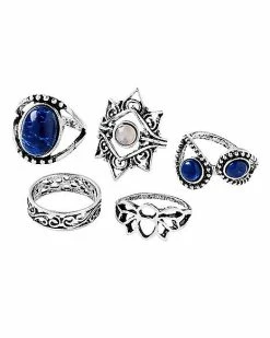 Flash Sale 🧨 Multi-Pack Stone Rings - 5 Pack 🔥