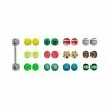Coupon 🎉 Multi-Pack Barbell with Rainbow Printed Extra Balls - 14 Gauge 😉 -Playboy Shop 03622255 a