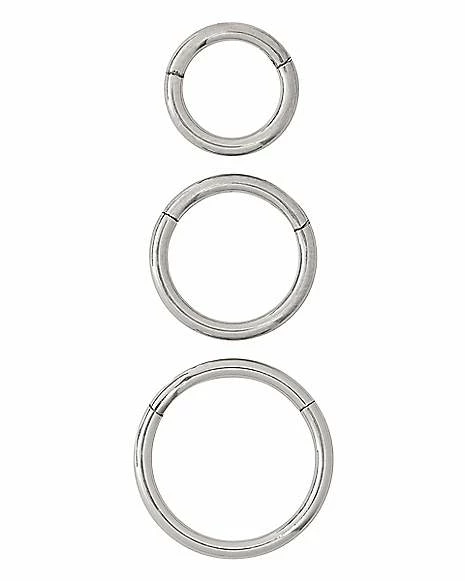 Discount π Multi-Pack Cartilage Hoop Earrings 3 Pack - 16 Gauge π 3 Discount π Multi-Pack Cartilage Hoop Earrings 3 Pack - 16 Gauge π