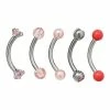 Best Sale 🔥 Multi-Pack CZ Pink Curved Barbells 5 Pack - 16 Gauge 🎁 -Playboy Shop 03625258 a