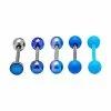 Best deal 😀 Multi-Pack Blue Glow In The Dark Barbells 5 Pack - 16 Gauge 👍 -Playboy Shop 03625381 a