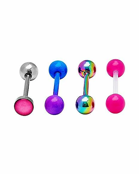 Best Pirce π Multi-Pack Glow In The Dark Barbells 4 Pack - 14 Gauge β 3 Best Pirce π Multi-Pack Glow In The Dark Barbells 4 Pack - 14 Gauge β