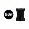 Wholesale ⭐ Black Acrylic 666 Ear Plugs - 00 Gauge 🔔 -Playboy Shop 03626348 a