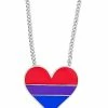 Hot Sale 😍 Bisexual Pride Heart Necklace 🥰 -Playboy Shop 03627551 a