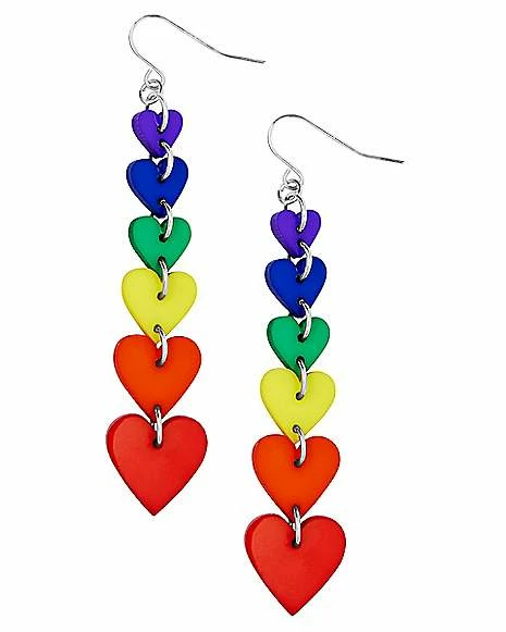 Flash Sale ๐ Rainbow Heart Dangle Earrings ๐ 3 Flash Sale ๐ Rainbow Heart Dangle Earrings ๐