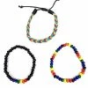 Best Pirce 🌟 Multi-Pack Rainbow Beaded and Braided Bracelets - 3 Pack ✔️ -Playboy Shop 03628062 a