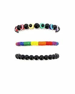 Hot Sale 🎉 Multi-Pack Rainbow Beaded Bracelets - 3 Pack 🎁