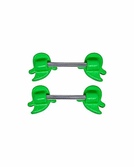 Best reviews of π Green Ghost Glow In The Dark Nipple Barbells - 14 Gauge π― 4 Best reviews of π Green Ghost Glow In The Dark Nipple Barbells - 14 Gauge π― - Image 2