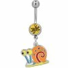Hot Sale π― Gary the Snail Crystal Gem-Effect Dangle Belly Ring 14 Gauge - SpongeBob SquarePants β¨ 2 Hot Sale π― Gary the Snail Crystal Gem-Effect Dangle Belly Ring 14 Gauge - SpongeBob SquarePants β¨ -Playboy Shop 03639150 a