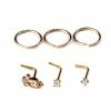 Cheapest βοΈ Multi-Pack CZ Rose Goldtone L Bend and Hoop Nose Rings 6 Pack - 20 Gauge π― 1 Cheapest βοΈ Multi-Pack CZ Rose Goldtone L Bend and Hoop Nose Rings 6 Pack - 20 Gauge π― -Playboy Shop 03639689 a