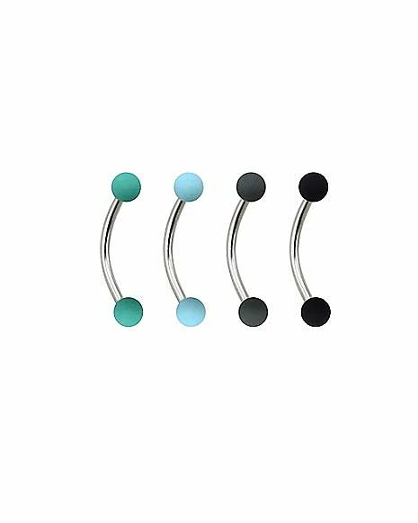 Discount 💯 Multi-Pack Curved Barbells 4 Pack - 16 Gauge 🛒 4 Discount 💯 Multi-Pack Curved Barbells 4 Pack - 16 Gauge 🛒 - Image 2