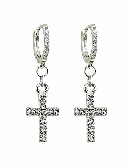 Brand new π CZ Cross Dangle Earrings π 3 Brand new π CZ Cross Dangle Earrings π