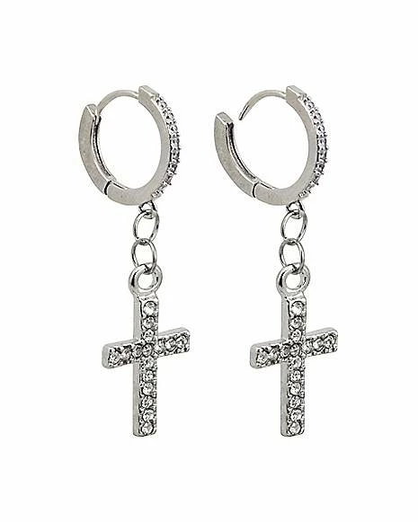 Brand new π CZ Cross Dangle Earrings π 4 Brand new π CZ Cross Dangle Earrings π - Image 2