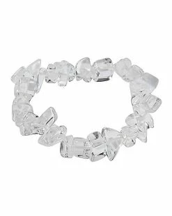 Best deal 🛒 Clear Quartz Chip Bracelet ❤️