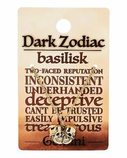 New 🧨 Goldtone Dark Zodiac Gemini Necklace ❤️ 7 New 🧨 Goldtone Dark Zodiac Gemini Necklace ❤️ -Playboy Shop 03642840 c