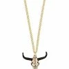 Hot Sale 👏 Goldtone Dark Zodiac Taurus Necklace ✔️ 1 Hot Sale 👏 Goldtone Dark Zodiac Taurus Necklace ✔️ -Playboy Shop 03642857 a
