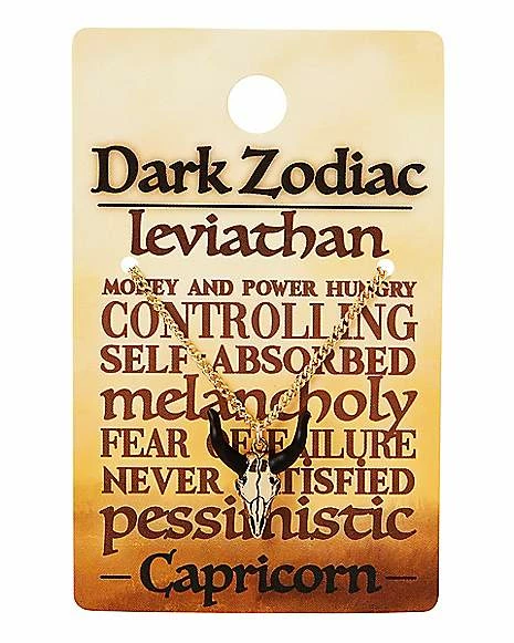 Best reviews of π Goldtone Dark Zodiac Capricorn Necklace π 5 Best reviews of π Goldtone Dark Zodiac Capricorn Necklace π - Image 3