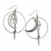 Discount 👏 Moon and Dagger Hoop Earrings 💯 -Playboy Shop 03649290 a