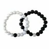 Cheap 😀 Long Distance Black and Gray Beaded Bracelets - 2 Pack 👏 -Playboy Shop 03649373 a