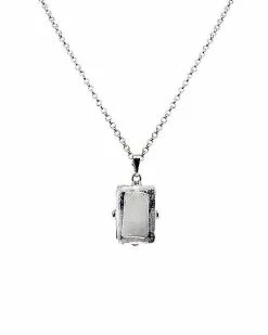 Coupon 😉 Clear Square Quartz Necklace 🛒