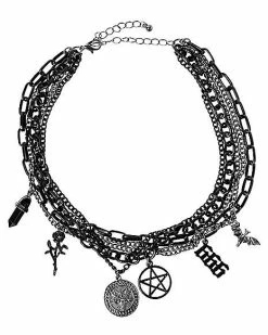 Top 10 🧨 Goth Charm Choker Necklace ✨ -Playboy Shop 03650025 b