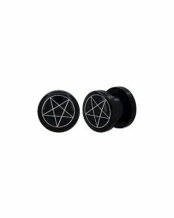 Best Sale 🧨 Black Pentagram Plugs 🎉