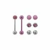 Brand new β Multi-Pack Pink and Silvertone Barbells with Extra Balls - 14 Gauge π― 1 Brand new β Multi-Pack Pink and Silvertone Barbells with Extra Balls - 14 Gauge π― -Playboy Shop 03655487 a