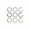 Best Pirce 😉 Multi-Pack Multi-Color Hoop Nose Rings 9 Pack - 20 Gauge ✔️ -Playboy Shop 03655552 a