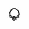 Cheap ❤️ Black Flower CZ Hinged Septum Ring - 16 Gauge ✨ -Playboy Shop 03655602 a