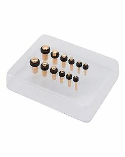 Cheap 👍 Multi-Pack Anodized Rose Gold Plugs 6 Pair - 14-4G 🥰