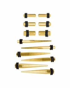 Best Pirce ✔️ Multi-Pack Goldplated Tapers and Plugs - 6 Pair ⭐ 5 Best Pirce ✔️ Multi-Pack Goldplated Tapers and Plugs - 6 Pair ⭐ -Playboy Shop 03660560 a