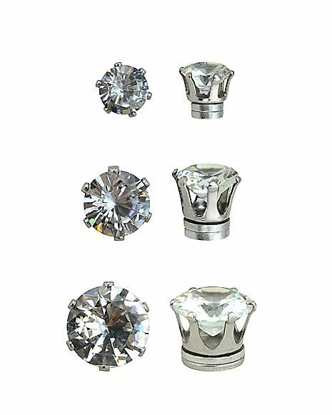 Best reviews of ⭐ Multi-Pack CZ Magnetic Fake Stud Earrings 3 Pair ⭐ 3 Best reviews of ⭐ Multi-Pack CZ Magnetic Fake Stud Earrings 3 Pair ⭐