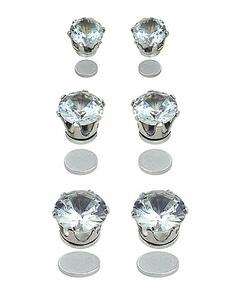 Best reviews of ⭐ Multi-Pack CZ Magnetic Fake Stud Earrings 3 Pair ⭐ 4 Best reviews of ⭐ Multi-Pack CZ Magnetic Fake Stud Earrings 3 Pair ⭐ - Image 2