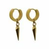 Cheap 🔔 Goldtone Spike Dangle Earrings - 18 Gauge 🌟 -Playboy Shop 03662459 a