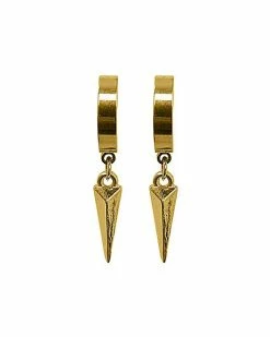 Cheap 🔔 Goldtone Spike Dangle Earrings - 18 Gauge 🌟 -Playboy Shop 03662459 b