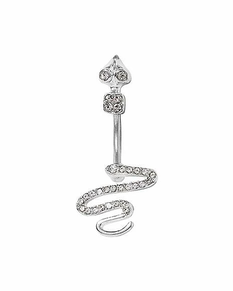 Buy β¨ Snake CZ Belly Ring β 14 Gauge π 3 Buy β¨ Snake CZ Belly Ring β 14 Gauge π