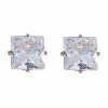 Brand new ✨ CZ Square Stud Titanium Earrings 🛒 -Playboy Shop 03662863 a