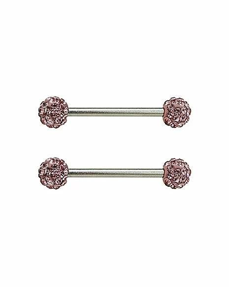 Buy π Pink Barbell Nipple Rings β 14 Gauge π 3 Buy π Pink Barbell Nipple Rings β 14 Gauge π