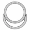 New ⌛ Double Hoop Hinged Septum Ring - 16 Gauge 😍 -Playboy Shop 03663390 a