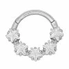 Discount π₯ CZ Five Star Hinged Hoop Nose Ring - 16 Gauge β 1 Discount π₯ CZ Five Star Hinged Hoop Nose Ring - 16 Gauge β -Playboy Shop 03663416 a