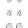 Best Sale 👍 Multi-Pack Clear CZ Stud Earring 3 Pack – 20 Gauge 👏 -Playboy Shop 03664737 a