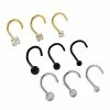 Best Pirce β€οΈ Mutli-Pack CZ Screw Nose Ring 9 Pack β 20 Gauge π 2 Best Pirce β€οΈ Mutli-Pack CZ Screw Nose Ring 9 Pack β 20 Gauge π -Playboy Shop 03665155 a