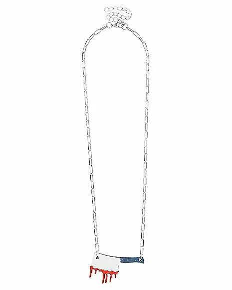 Buy π Bloody Cleaver Chain Necklace β 3 Buy π Bloody Cleaver Chain Necklace β